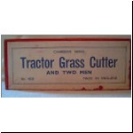 Charbens 4303 Tractor & Grass Cutter box